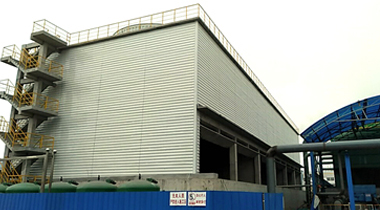 钢混结构冷却塔-泰兴金江化学工业有限公司